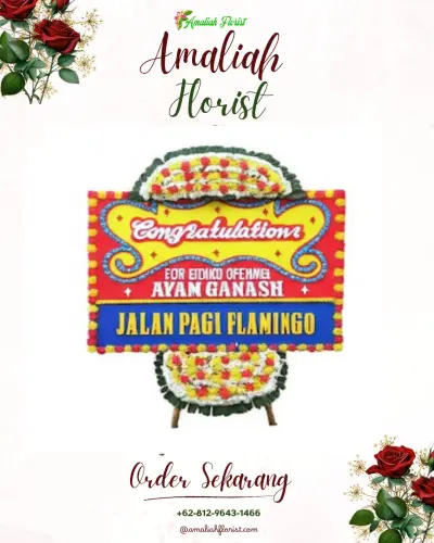 Bunga Papan Congratulation di Cipaat